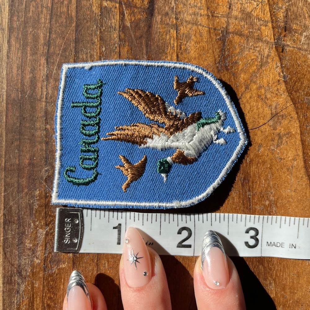 3/$30 🌟 Canada Embroidered Patch with Flying Duck - Picture 4 of 5